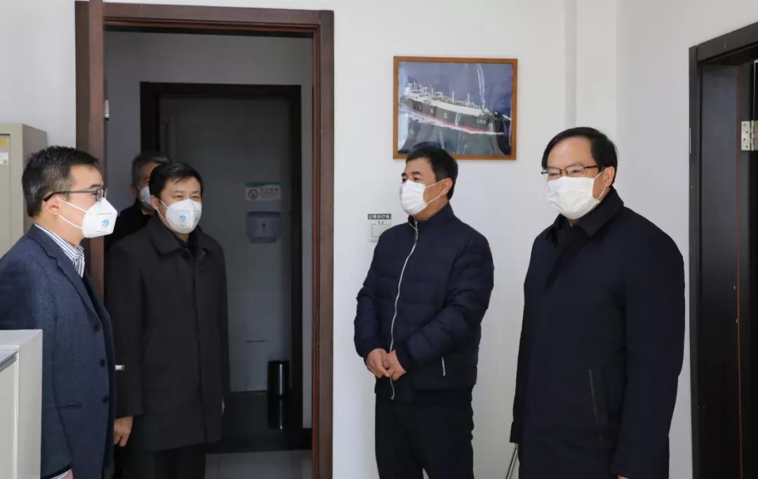 楊金成到長城電子、綜合院檢查指導疫情防控和復工復產工作